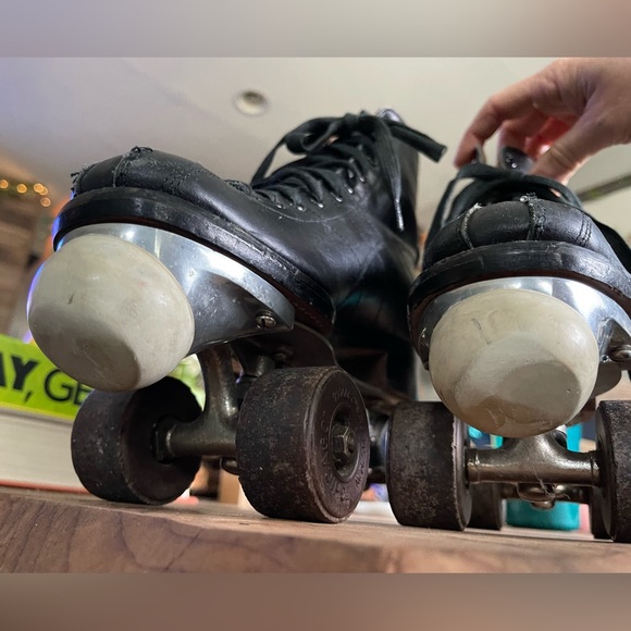 Vintage Roller Skates Gil Ash 1950 -1960 original stoppers and clay wheels - Picture 3 of 7